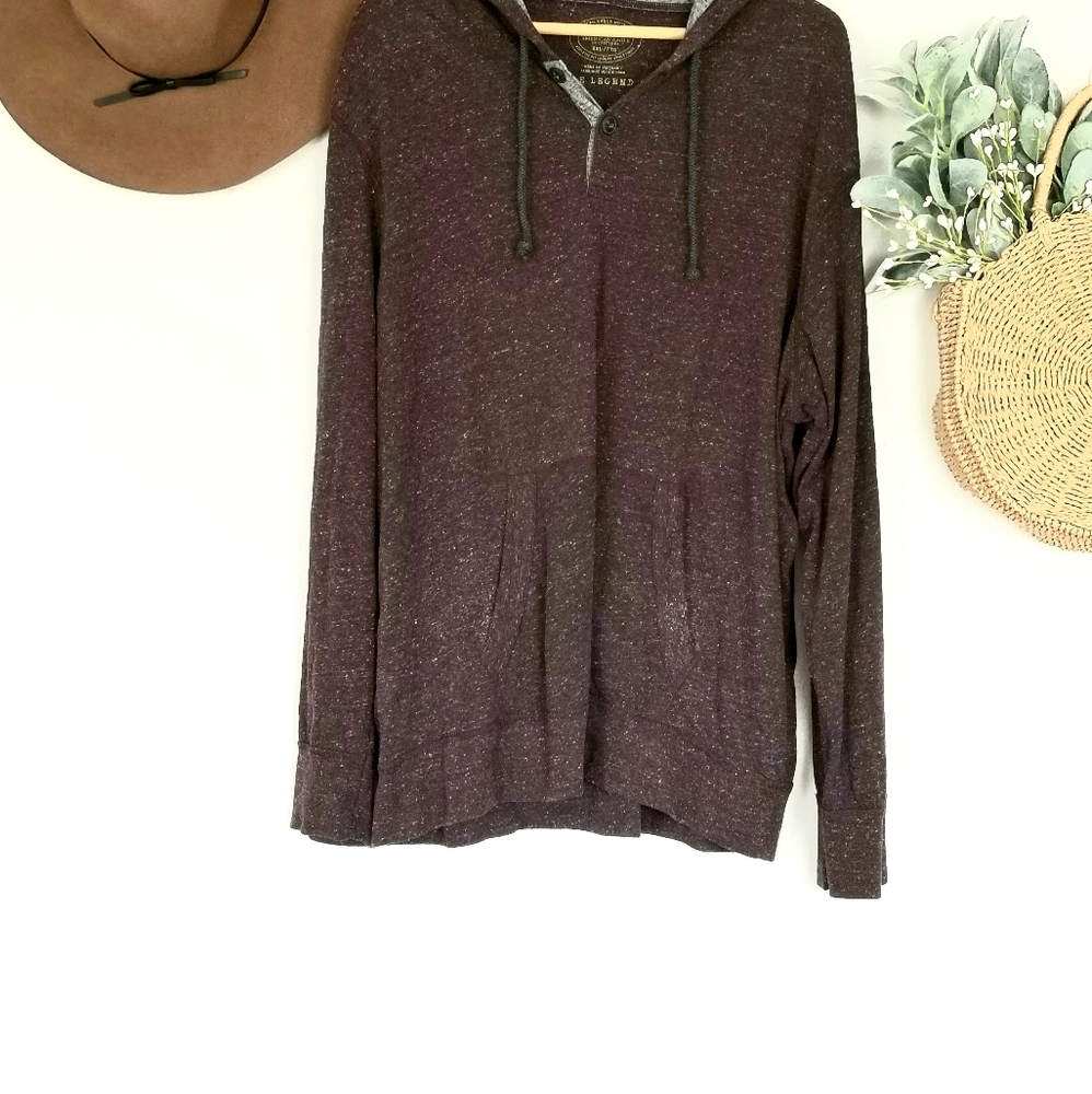 AE mens maroon hoodie